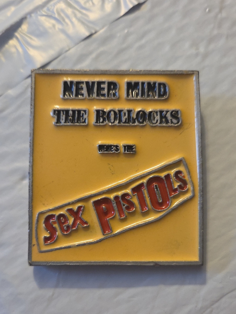 Punk Belt Buckle - Sex Pistols Never Mind the Bollocks Album Cover -Adult Buckle